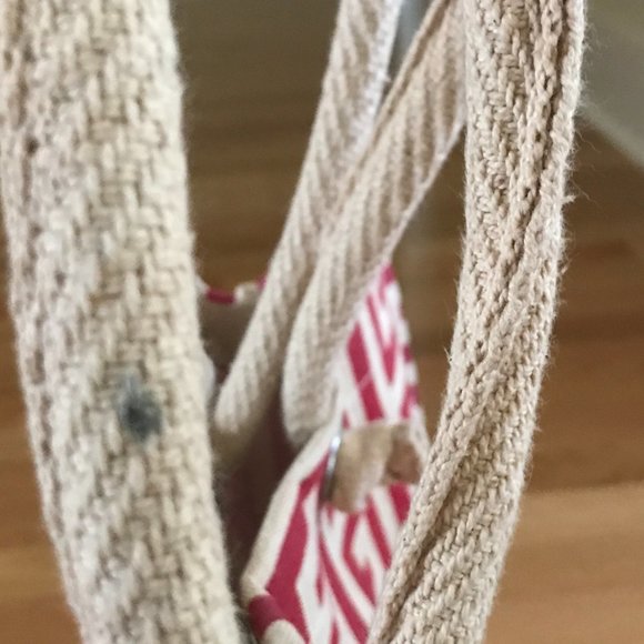 The Royal Standard Red and Tan Canvas Juco Tote - Picture 10 of 10